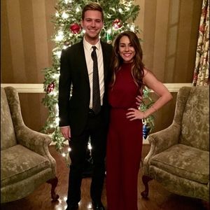 LuLu's Burgandy Jumpsuit